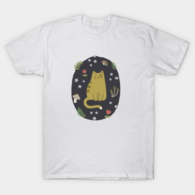 Forest Cat T-Shirt by pantera